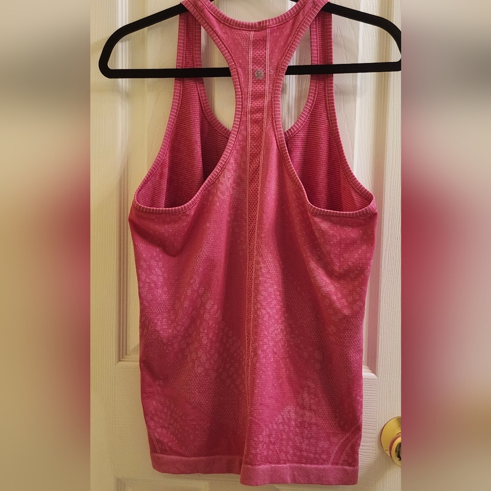 Lululemon Swiftly Tech Racerback Tank Top Pink Size 12 - Picture 2 of 7